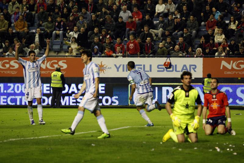 Baha: Cinco goles, diez puntos Osasuna-malaga18