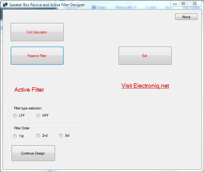 Programa legal para calcular bobinas para crossover passivo (divisor) Speakerbox-filter-designer