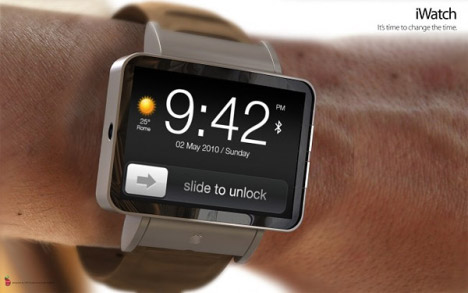 تصاميم تخيلية لساعة قد تنتجها آبل iWatch Iwatch-concept