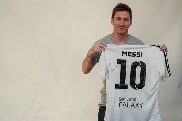 ميسي رئيس فريق سامسونج جلاكسي  Messi