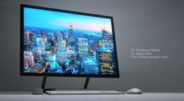 مايكروسوفت تعلن رسميا عن حاسبها المكتبي Surface Studio، البديل المميز لحواسيب iMac Microsoft-surface-studio-640x352