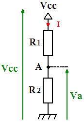  المبادئ الاساسية في تشكيل الدارات الكهربائية Bases de l'électronique Pont-diviseur