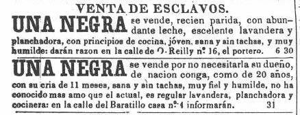 Negocio del esclavismo  a lo largo  de la historia  Anuncio-esclavos