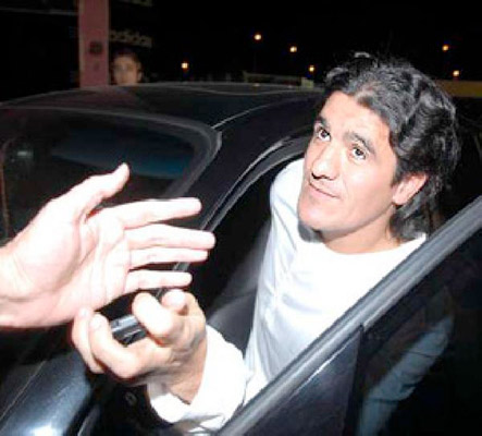 Ariel Ortega fue víctima de un robo y secuestro exprés Ariel-Ortega-auto