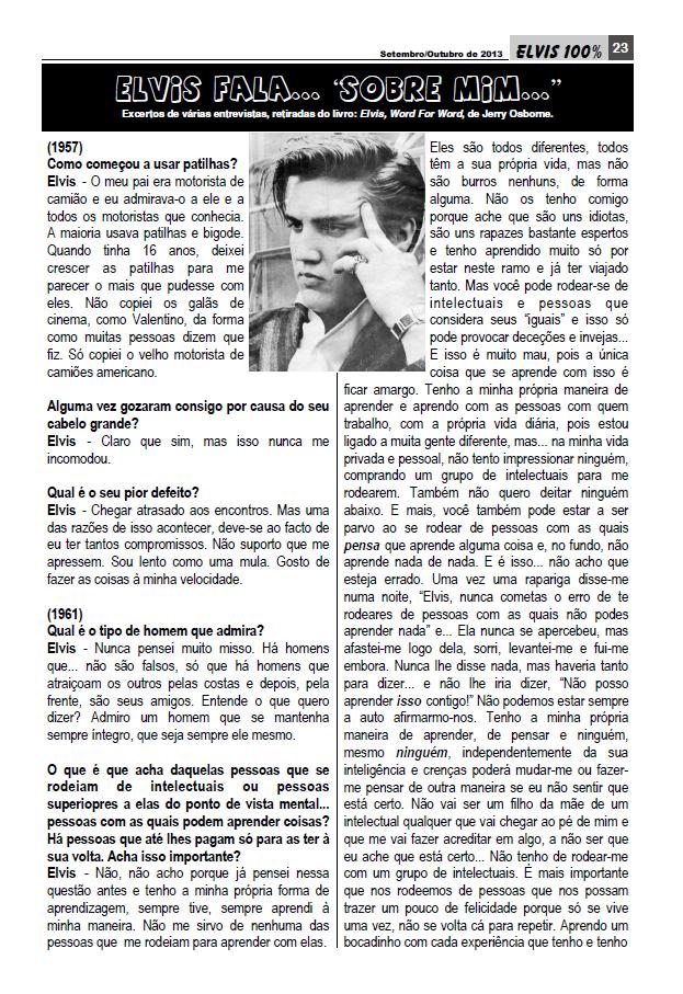 Revista do Elvis 100% - Nº 75 (Setembro/Outubro de 2013) Revista75destaque