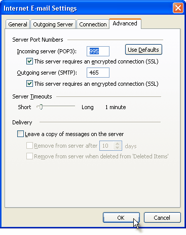 E-Mail microsoft office out look Outlook-gmail-servers