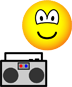 مجموعة سمايلات Boom-box-radio-emoticon