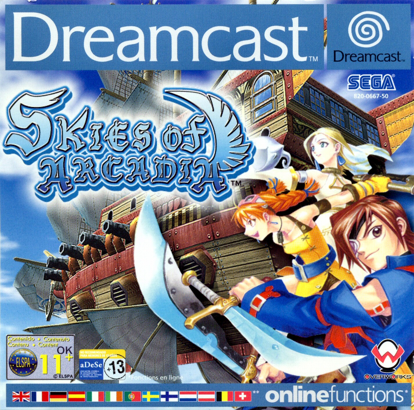 Skies Of Arcadia (Dreamcast et GameCube) Skies%20of%20Arcadia%20PAL%20DC-front