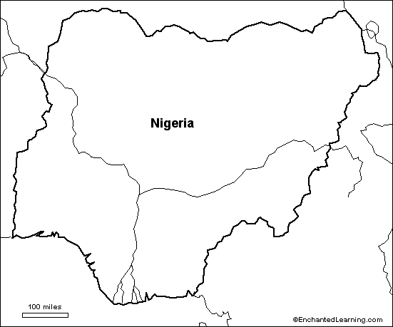 خرائط دولة نيجيريا Map