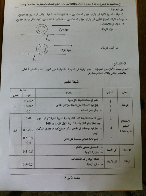 التصحيح النموذجي لموضوع العلوم الفيزيائية شهادة التعليم المتوسط 2016 6686476_orig