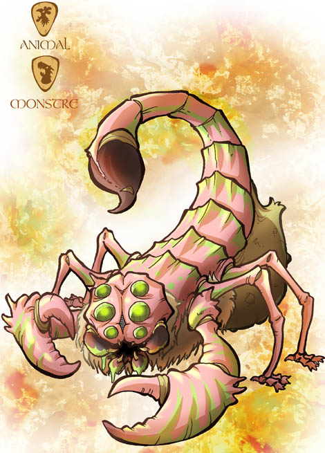 BESTIAIRE DE GUADALKEFUK Scorpianide