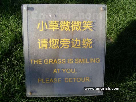 Funny Pictures go here Smiling-grass