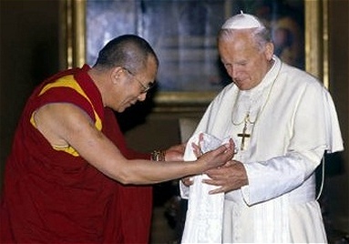 Jesus et Bouddha sont des frères Dalai_lama_14_john_paul_21