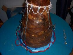 Construccion de Djembe con Pita y radiografia Djembepita11