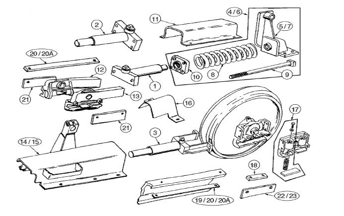 cingolo cingoli definizione 450-550_track_adjuster