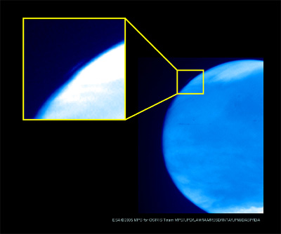 Rosetta : survol de Mars (25/02/2007) Mars-in-UV-withWAC_L