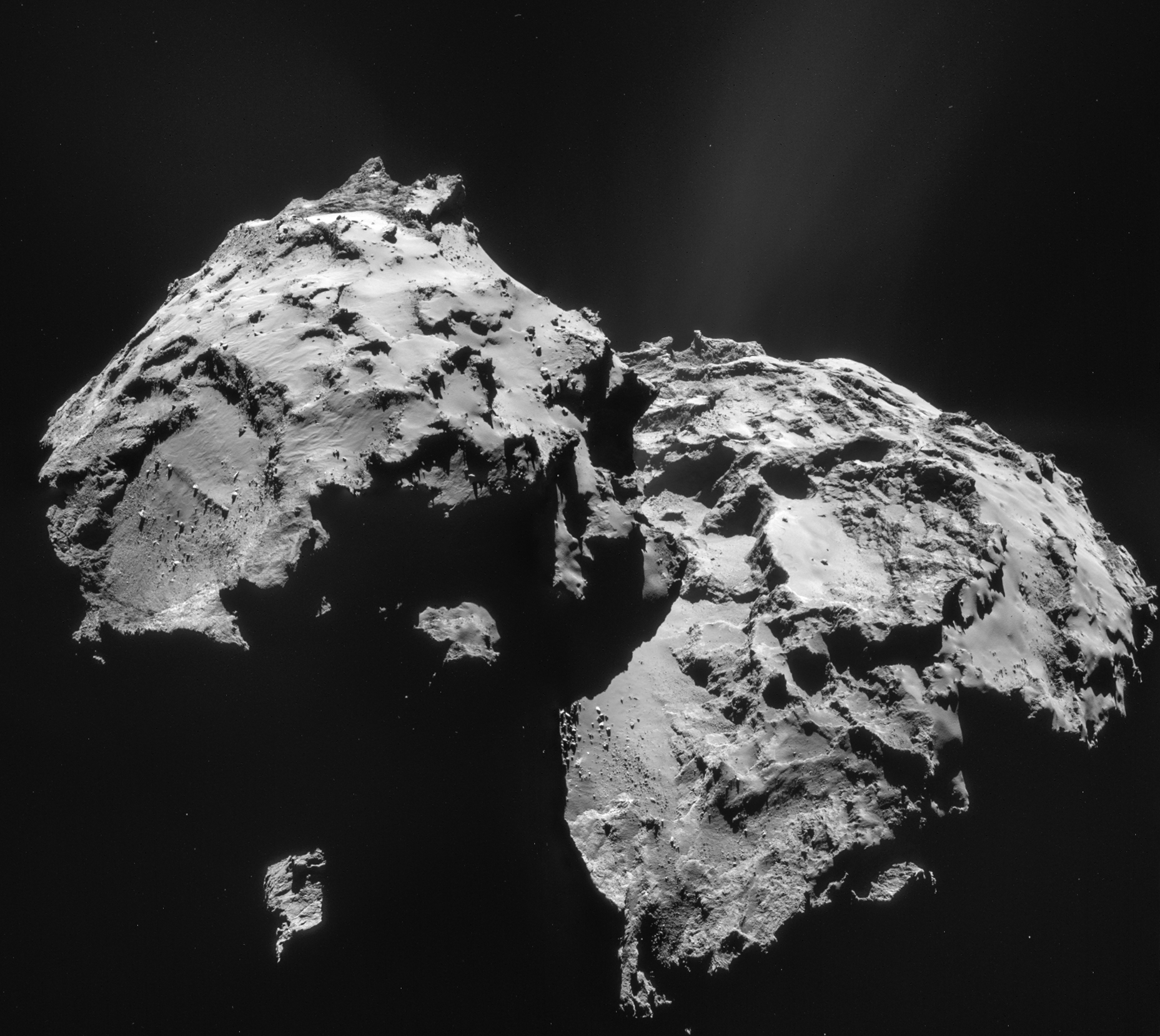 Astronomie et Espace - Page 38 Comet_on_12_January_2015_NavCam