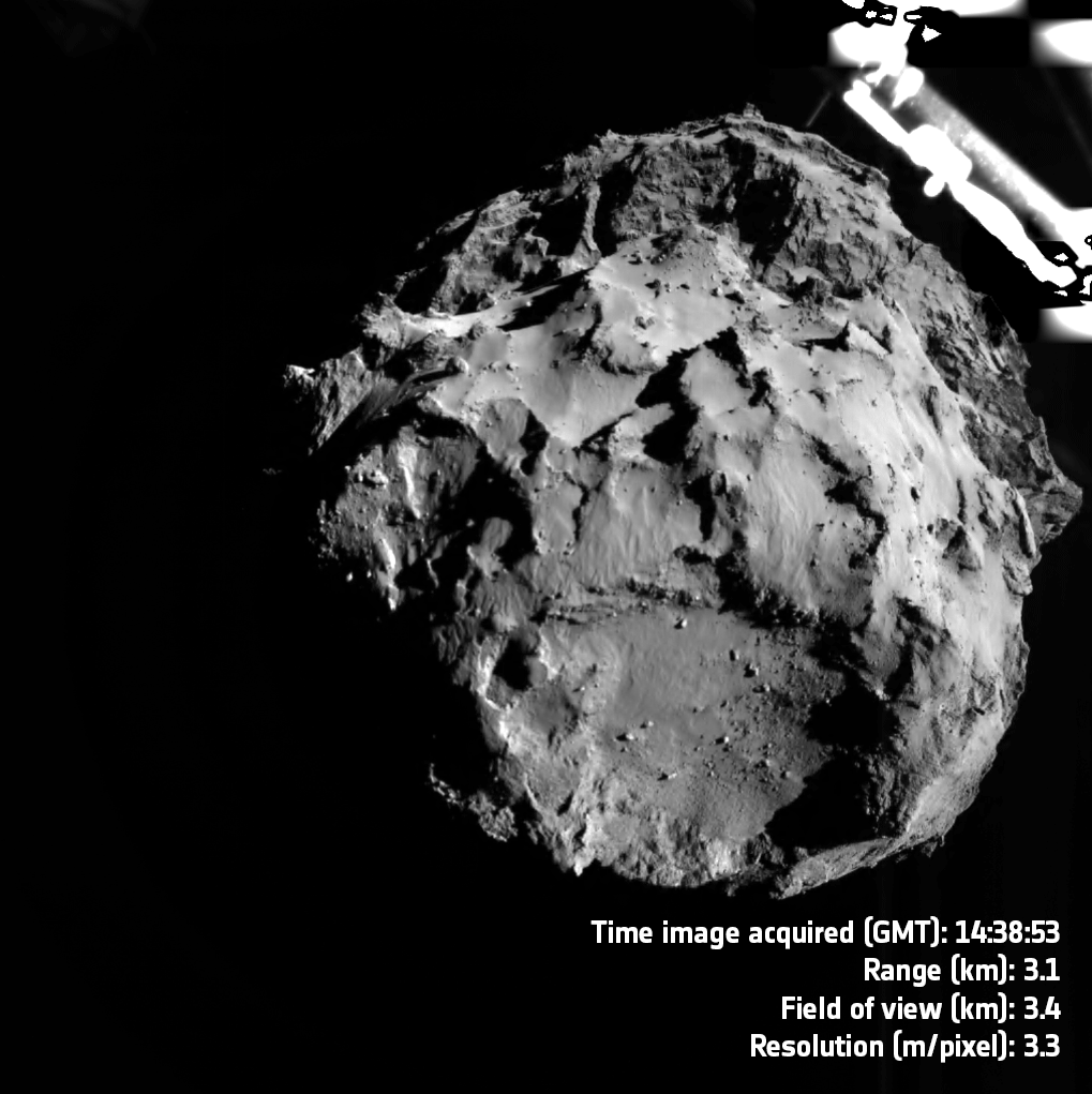 Philae: atterrissage et mission (partie 3) - Page 7 Descending_to_a_comet_large
