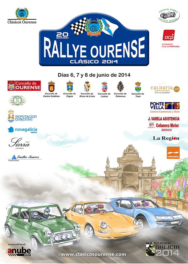 Rally clásicos Ourense XX aniversario. Rallye_ourense_2014