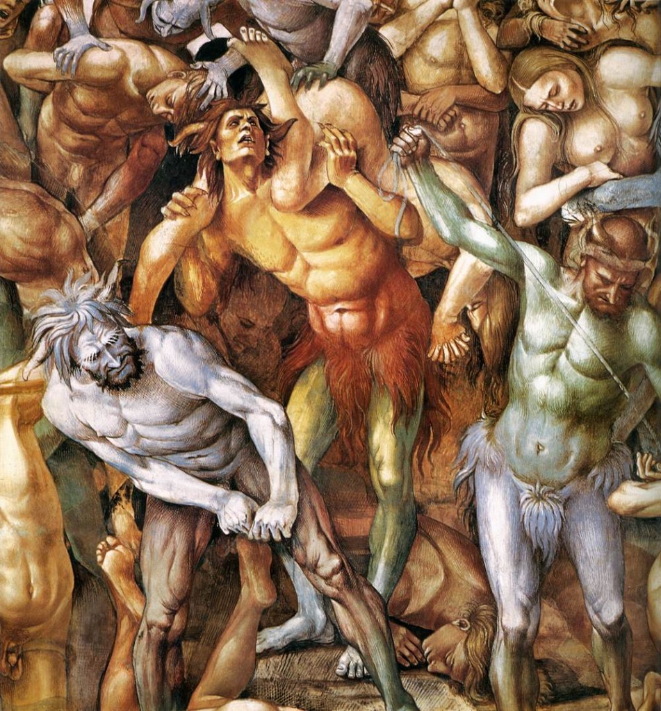 Le satanisme et J.K. Huysmans. L_enfer_Luca-Signorelli_detail6-951x1024