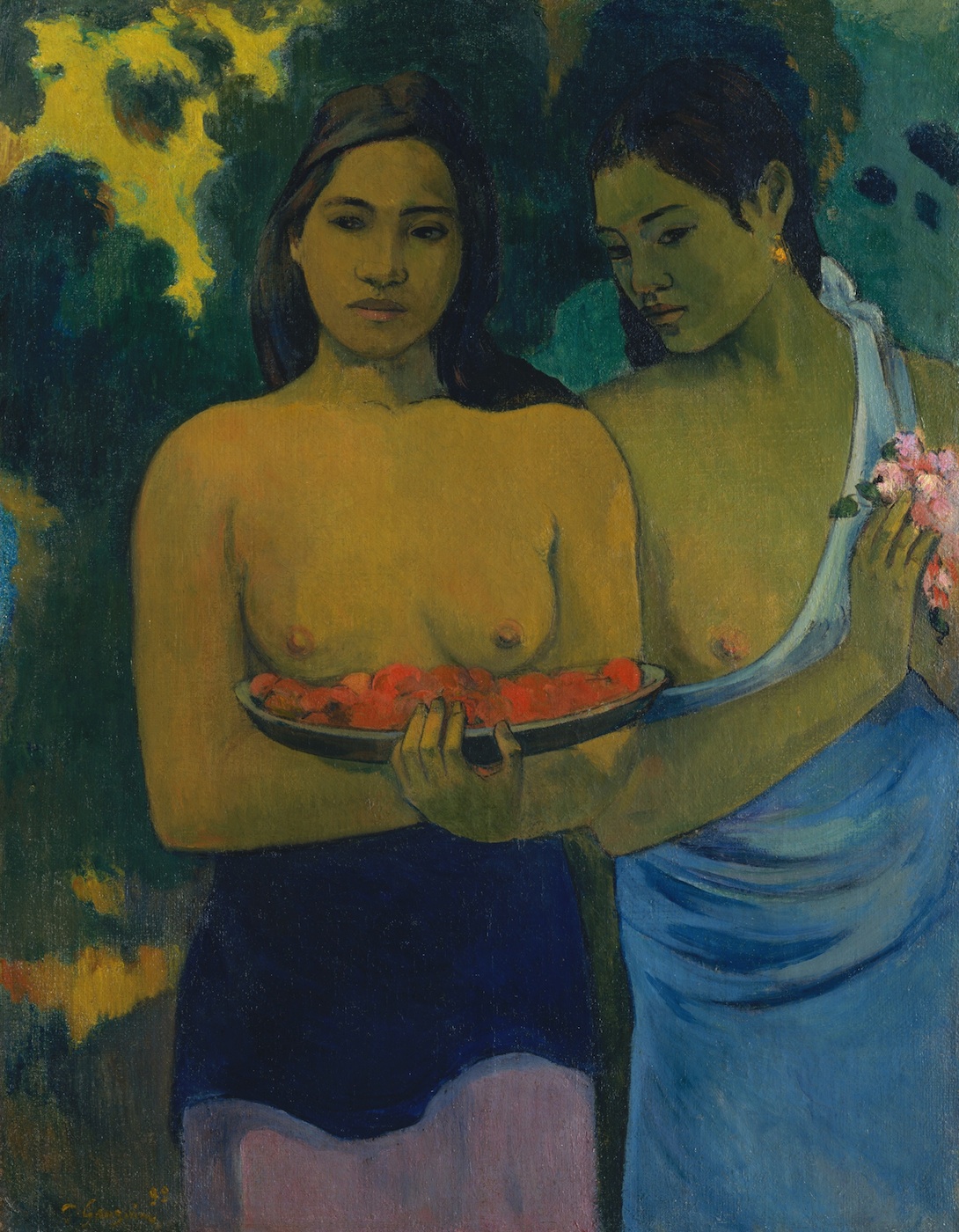 Je ne suis pas un HQI, je suis un homme libre - Page 2 Paul-gauguin-deux-tahitiennes