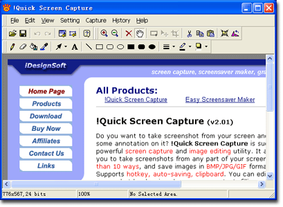  Quick Screenshot Maker 2.0  الغد المشرق Bgscreenshot