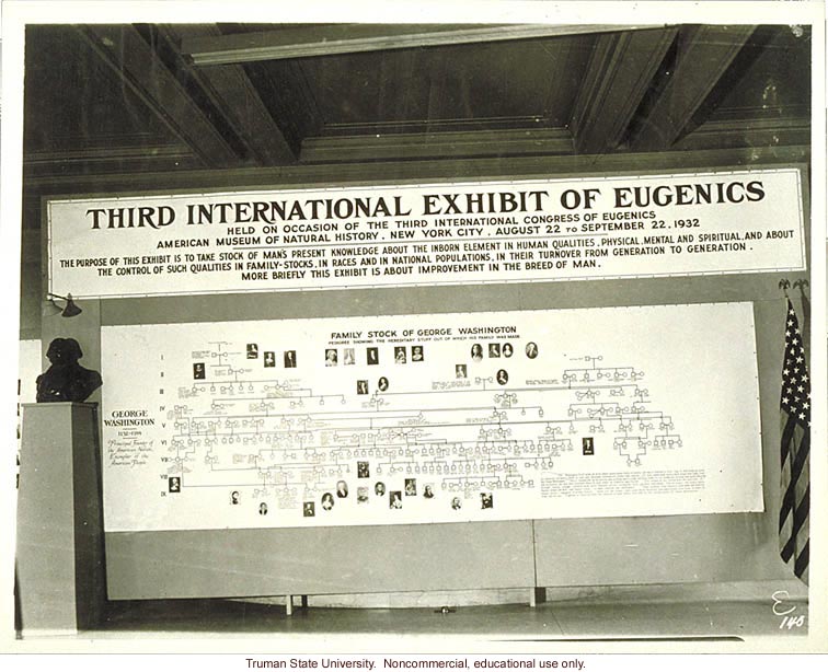 L`Oligarchie politico-financière – la profession médicale et l`eugénisme – obsession pour le contrôle de la démographie 1062-Pedigree-exhibit-Family-stock-of-G-Washington-3rd-International-Eugenics-Conference