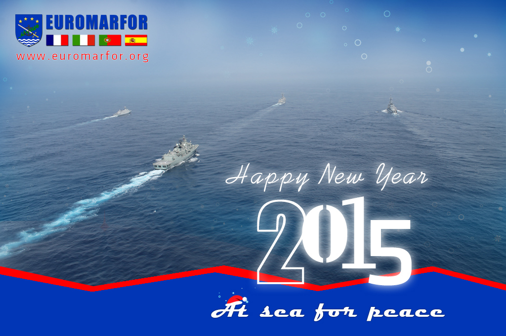 Royal Moroccan Navy Sigma class frigates / Frégates marocaines multimissions Sigma - Page 18 Happy-New-Year-2015