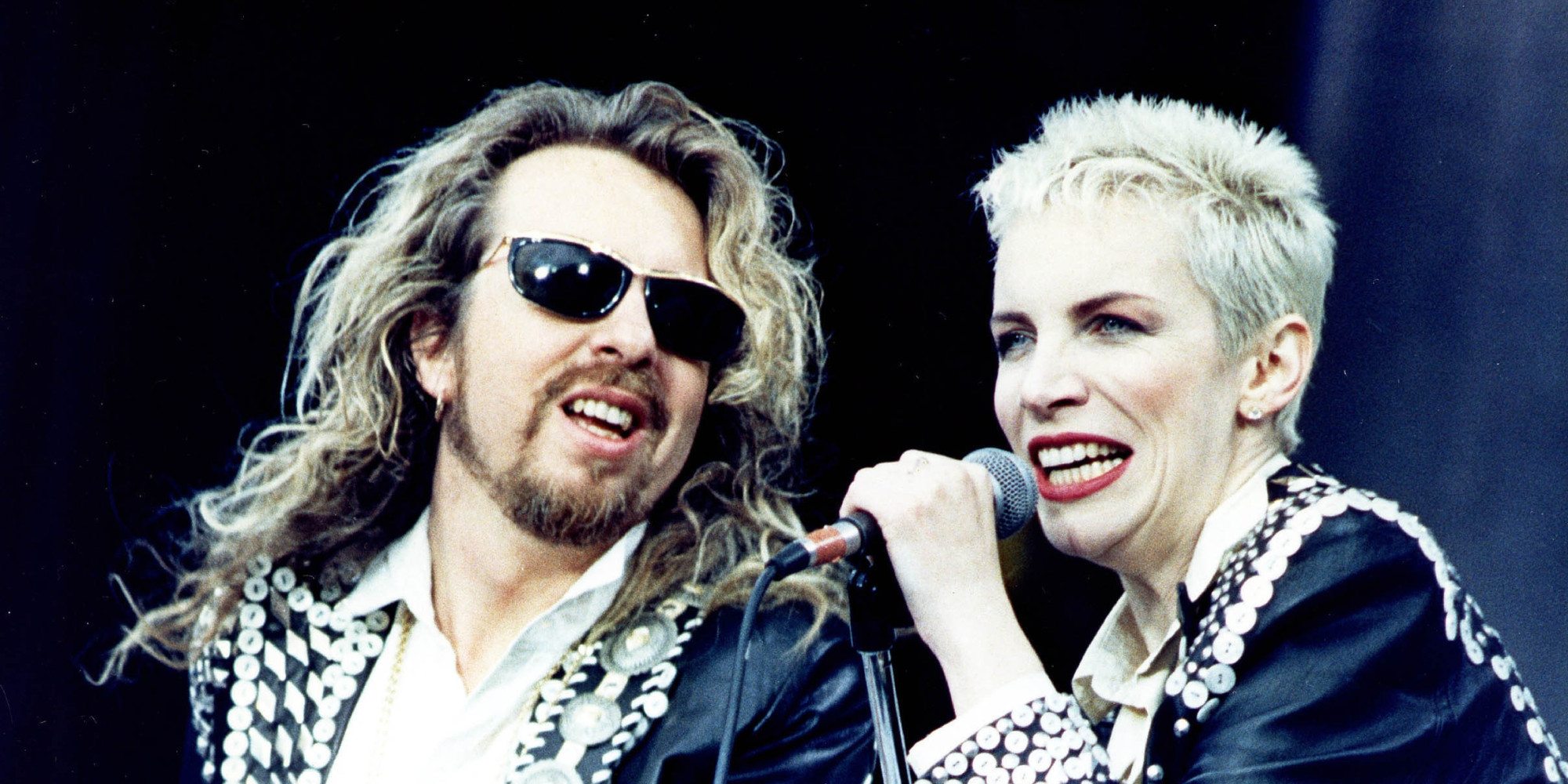 Eurythmics Dave-Stewart-and-Annie-Lennox-Mandela-Anniversary