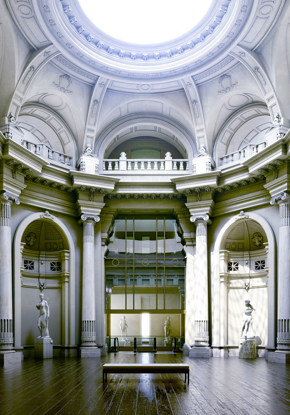 Making of rotunda- tut render vray + PhotoShop Fig-27