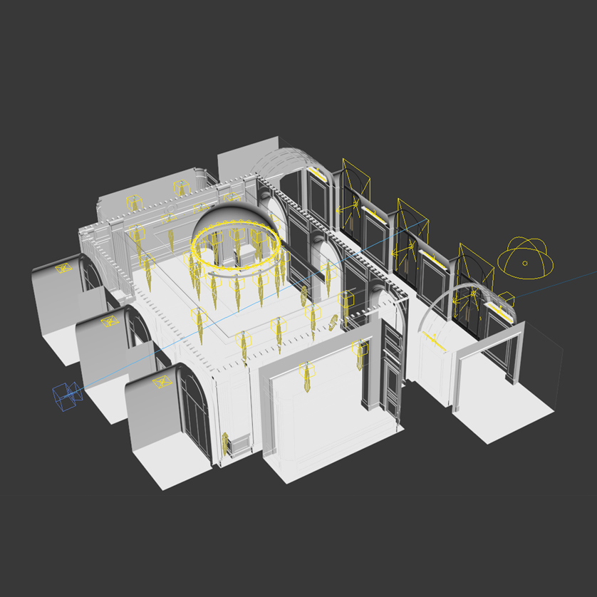 [Tut] Render sảnh khách sạn với 3dmax và vray 10_2