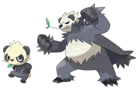 Favorite Pokemon and favorite trainer - Página 2 Pancham-and-Pangoro