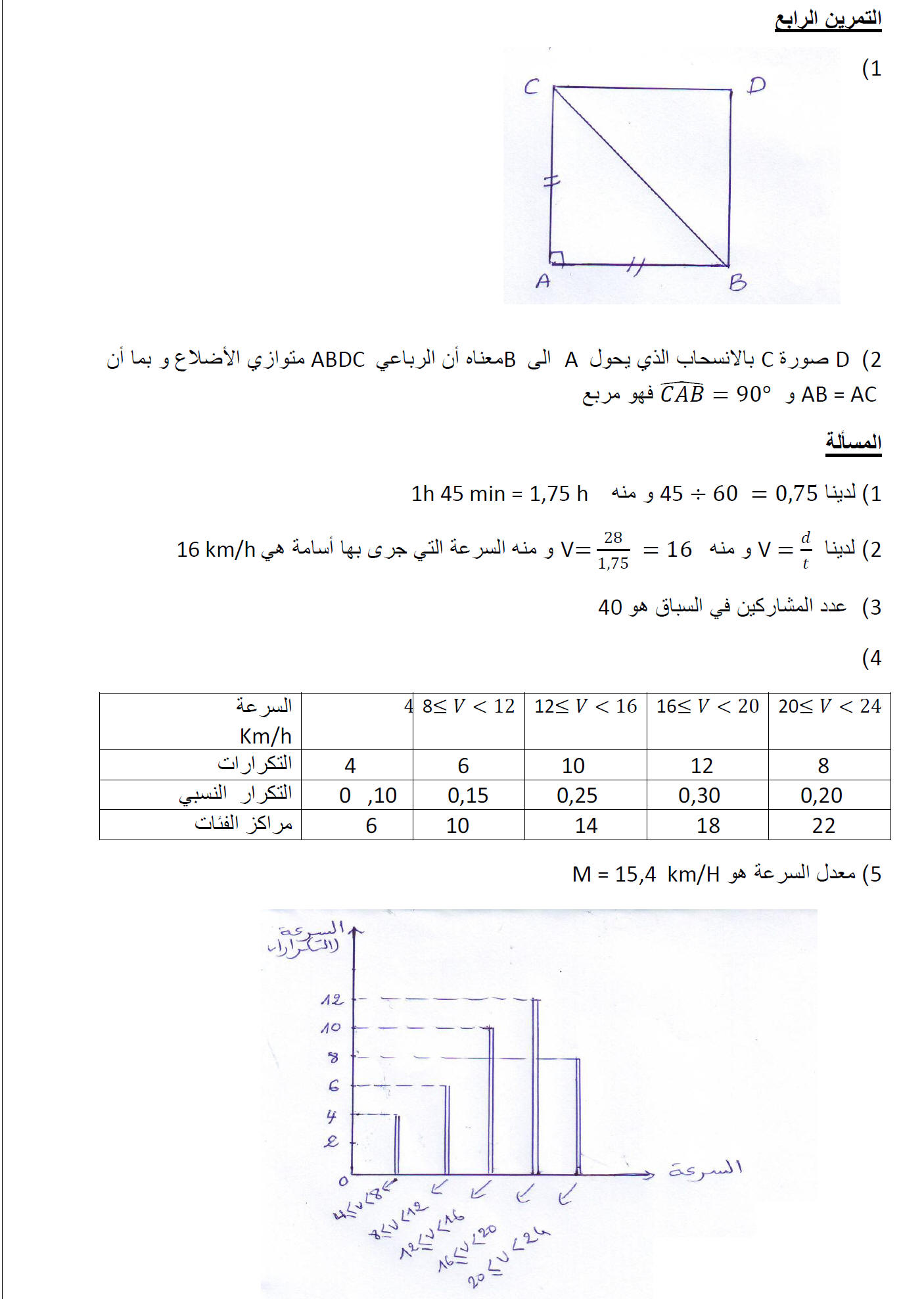   نموذج 6 لاختبارات الرياضيات الفصل الثالث 3 متوسط 402.ht4