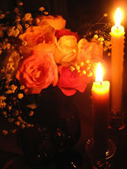  اجمل صور شموع Candles-and-roses