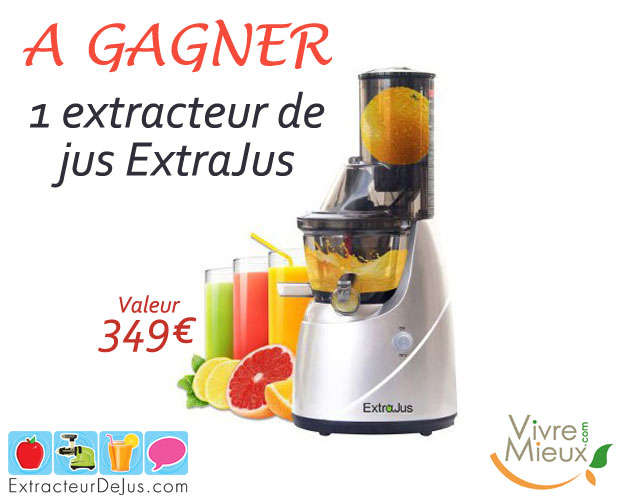 Gagnez un extracteur de jus ExtraJus d'une valeur de 349€ Concours_extrajus