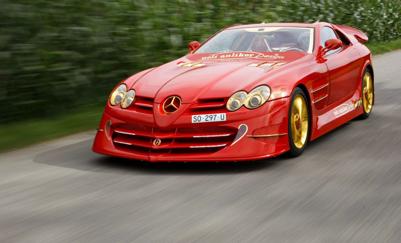 voiture la plus laide - Page 9 Mercedes-SLR-McLaren-999-Red-Gold-Dream-2