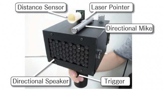 Investigadores japoneses inventaron arma que silencia el habla Speech-jamming-gun-640x353