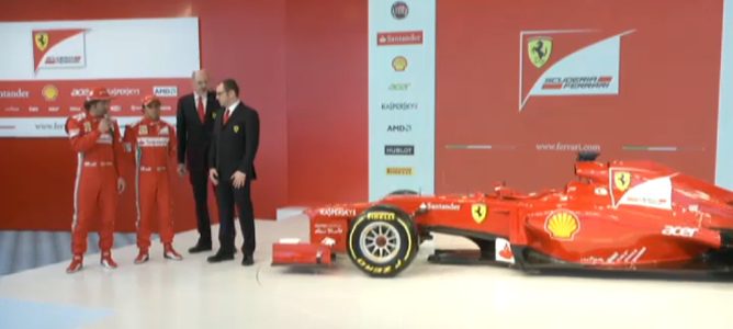 Tras la cancelación de la presentación del Ferrari de 2012 en las pistas de Fiorano debido a la nieve, el Ferrari F2012 se presenta oficialmente en Maranello a traves de internet 003_small