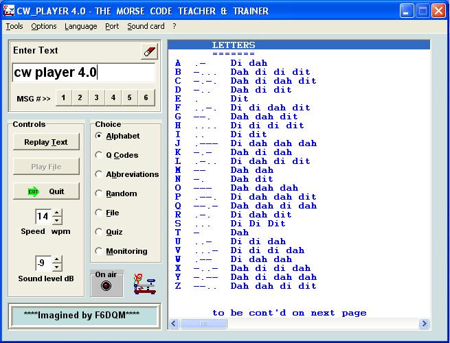 شفرة مورس Cw1g