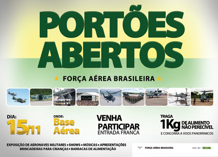 [Brasil] Base Aérea realiza Portões Abertos no feriado do dia 15 Portoesabertos