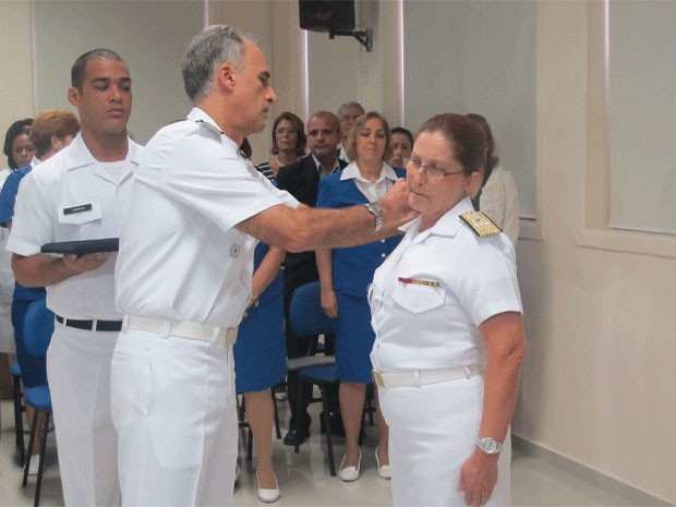 Cerimônia no Rio marca promoção da primeira mulher contra-almirante Marinhaa1