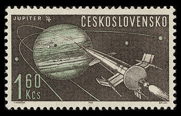 AstroPhilathélie - Page 9 Czeskoslovakia_1963_space_mi_1400
