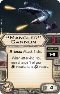 Treffsicherheit und "Mangler"-Kanone Mangler-cannon