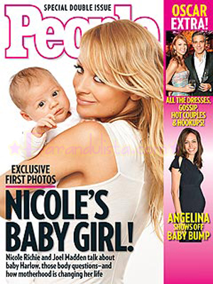 Nicole Richie no puede seguir amamantando a su hija Nicole-richie-baby-harlow-people-cover