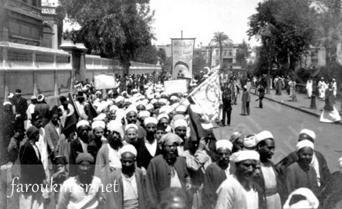 مجموعة  من الصور النادرة تظهر تفاعل الشعب المصرى مع ثورة 1919 1919_10