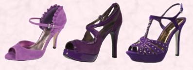 تشكيلة احذية وفساتين و شنط واو Frill-strappy-stud-purple-shoes