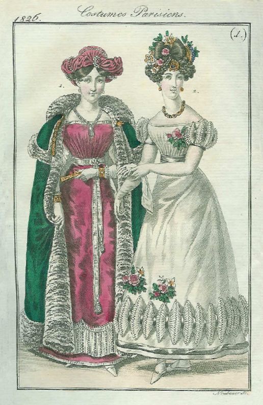 Estilos de Decoración V : Gótico, Tudor, Victoriano, Renacentista y San Valentín - Página 24 1826CostumesParisiens