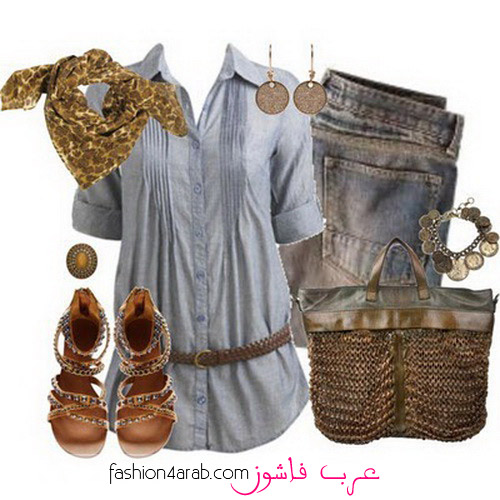 لوك كجول صيف 2011 Casual-Strip-Shirts-17