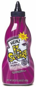 pour - KETCHUP HEINZ DE COULEUR VIOLET ET VERT ! POUR LES ENFANT ! Purple-ketchup-127x300