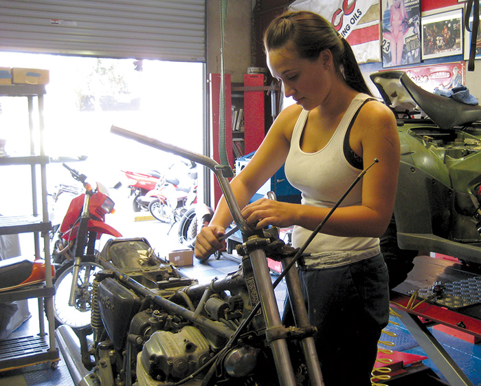 Miss and bikes - Page 36 AFT07.Wrenching700
